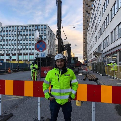 Paul Rios är produktionschef på BESABs Grundavdelning.